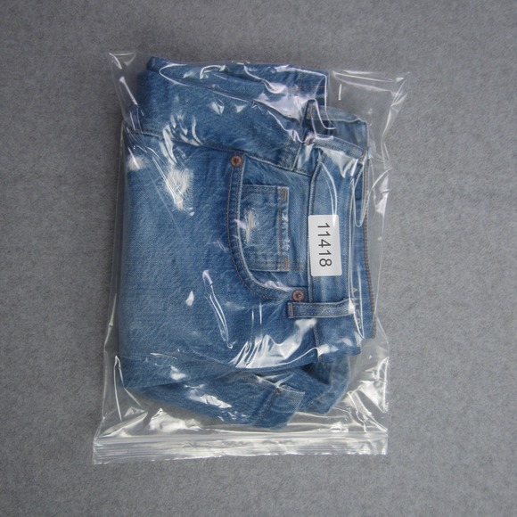 American Eagle Skort Womens Size 8 Blue Button Fly Distressed High Rise Denim - Picture 14 of 14